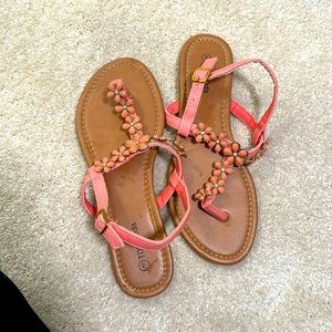 Fashion Sandals. Nice detail strap. Size 8. Used.